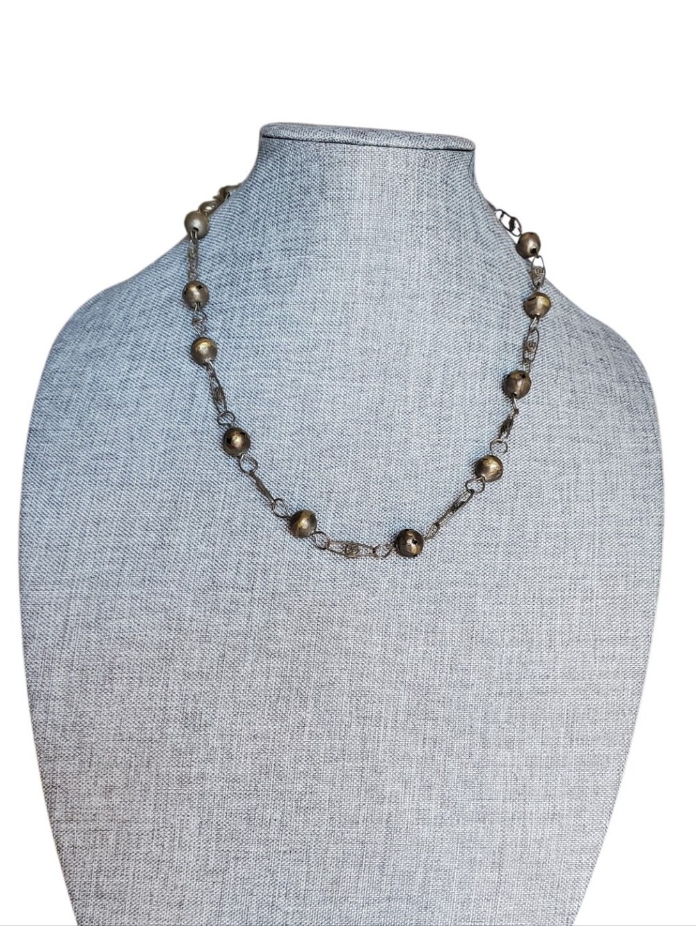 Antique Mexican Wedding Chain Necklace
